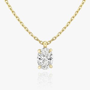 Collar con Colgante de Plata de Ley 925 con Baño de Rodio, Elegante Moissanita Redonda de Corte Brillante con Engaste de Garra, 5 Gramos, para Mujer - Product Image 2