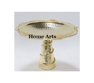 Bol à chocolats de forme ovale de qualité de luxe Bol à dessert en aluminium martelé au design classique pour les meilleures ventes - Product Image 4