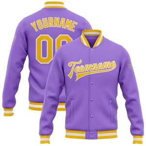 OEM Varsity Jacket proveedor personalizado hecho de lana de cuero manga de béisbol Letterman prendas de vestir exteriores para la universidad y la ropa de calle - Product Image 5