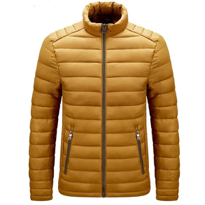 Wholesale Custom OEM Printed Puffer Jacket for <b>Men</b> Customized Logo Winter Jacket for <b>Men</b> with Pocket <b>Mens</b> Bubble Puffer Jacket - Product Image 1