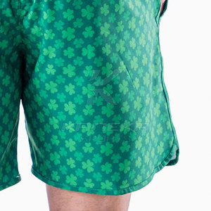 Customized Sublimation <b>Shorts</b> 100% Cotton Casual Premium Quality Breathable Quick Dry Elastic Waist <b>Men's</b> - Product Image 2