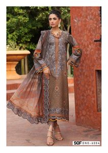 Nouvelle collection : Ensemble Salwar Kameez style pakistanais en pur coton avec imprimé numérique et dupatta - Product Image 2