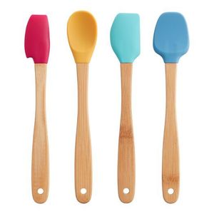 <b>Wood</b> and Resin Spoon Spatula with and Holder Kitchen Utensils Natural Cooking <b>Wood</b> Cooking Spoon for Best Color Top - Product Image 4