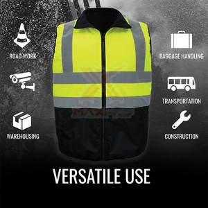 Best Manufacture Customized Logo Safety <b>Reflective</b> <b>Vest</b> Hot Sale Premium Safety Clothing <b>Vest</b> - Product Image 5