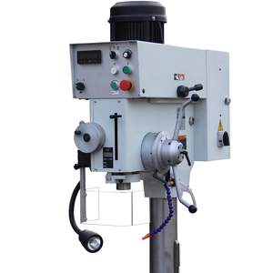 Perceuse à colonne électrique monophasée 2,2 kW 220 V avec alimentation automatique DP-40, alimentation électrique, perçage max. 40 mm, cono MT4, tête motorisée numérique avec compte-tours/DRO - Product Image 1