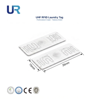 Étiquettes et tags RFID UHF intelligents, mini, étanches et lavables pour la gestion du linge et du textile, 35x15mm, prix de gros
