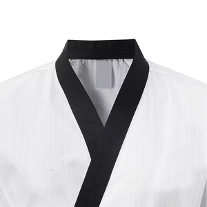 Uniforme de Taekwondo bonne qualité pas cher personnalisé vente en gros Taekwondo costume tissu Dobok - Product Image 6