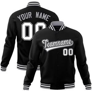 Fabricants d'usine directs vestes de baseball matériel et conception personnalisés veste universitaire de sport professionnel totalement personnalisable - Product Image 2