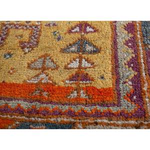 Alfombras de Lana Anudadas a Mano Nuray en Rojo Naranja con Patrón Rectangular de Medallones para el Hogar-Pae-4109 para Sala de Estar y Dormitorio de Adolescentes, Tamaño 9x12 - Product Image 3