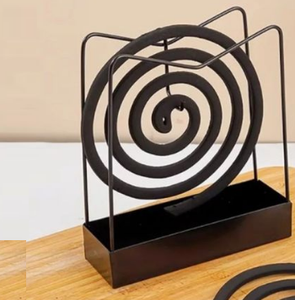 <b>Mosquito</b> <b>Coil</b> Holder Incense Holder Metallic Base Black White Deer Standing <b>Mosquito</b> <b>Coil</b> & Incense Burner Home Outdoor Patio - Product Image 2