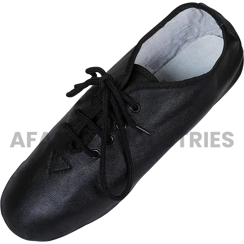 Zwarte Hoge Top Zachte Zool Veters Ballet Praktijk Moderne Dansschoenen Canvas Jazz Schoenen Voor Mannen En Vrouwen