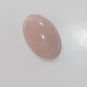 หินโรสควอตซ์ธรรมชาติทรงรี ขัดเงา หินโรสควอตซ์ขัดเงา คริสตัลโรสควอตซ์ หินโรสควอตซ์สำหรับวางมือ - Product Image 6