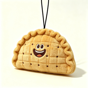 Customized Lobster-Themed Halloween Plush Pouch Dumpling Shaped Coin <b>Purse</b> & Zipper Bag for 0-24 Months Unisex - Product Image 4
