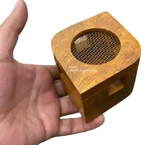 Quemador de madera hecho a mano Bakhoor de alta calidad Mubkhar con herramienta de carbón Ramadán regalo al por mayor - Product Image 6