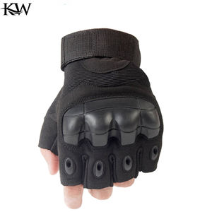 Gants unisexes XXS XXL sans doigts/demi-doigts pour le sport, le cyclisme, la chasse, le paintball, l'entraînement tactique, protection en cuir synthétique - Product Image 4