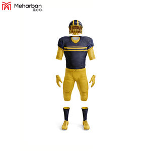 2023 nuevo conjunto de uniforme de fútbol cómodo Unisex diseño personalizado mejor calidad americano Digital impreso de talla grande adultos - Product Image 3