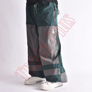 Pantalón deportivo de cintura alta para hombres y mujeres hecho de poliéster invierno al aire libre cálido nieve esquí pantalones cintura ajustable pantalones de nieve - Product Image 5