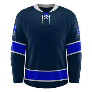 Jersey de Hockey sobre Hielo Personalizable con Logotipo, Alta Calidad, 100% Poliéster Transpirable, Hecho en Pakistán, Servicio OEM, Uniforme de Equipo Masculino - Product Image 3