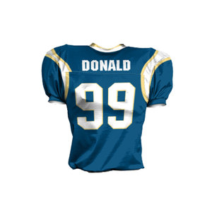 Uniforme de football américain en cuir véritable avec logo personnalisé 2023, haute qualité, tailles plus grandes, ensembles confortables et respirants, vêtements de football - Product Image 6