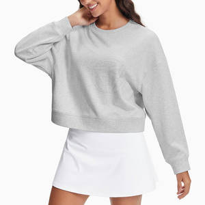 Sudadera Corta Cómoda con Tela Suave al Tacto para Uso Diario, Sudadera Corta Informal Diseñada para un Fácil Movimiento - Product Image 5