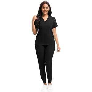 Conjunto médico para mujer, pantalones para correr, uniforme de enfermería, cuello transpirable, uniformes hospitalarios - Product Image 4