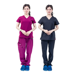 ODM/OEM VN verificado Fabricante Modesto Uniforme de Enfermería Casual Médico Scrubs Pantalones para Mujeres Hombres Buen Estiramiento Antipolvo - Product Image 1