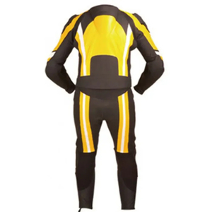Combinaison de course moto en cuir véritable imprimée, imperméable et coupe-vent, de haute qualité et sur mesure - Product Image 4