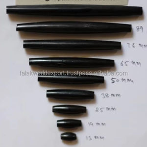 Cuentas de pelo de cuerno de búfalo natural en varios tamaños para diseñadores de joyas y tiendas de cuentas de Falak World Export - Product Image 1