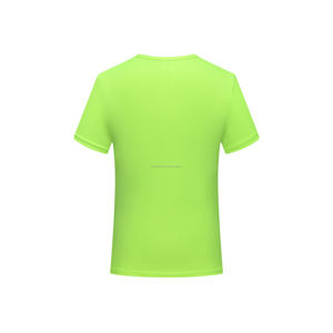 Markdown vente sur T-shirt blanc personnalisé 100% coton à séchage rapide maille sportive col rond manches courtes 170GSM pour le sport - Product Image 2