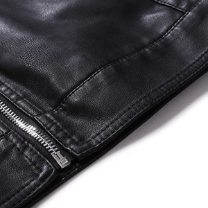 Chaquetas de Cuero con Diseño Moderno y Ajustado, Estilo Urbano, Cómodas, Únicas, de Nueva Llegada, con Texturas - Product Image 5