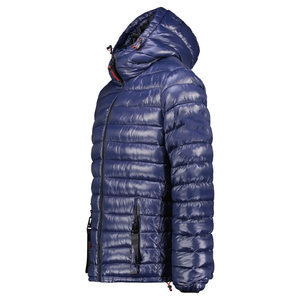 เสื้อแจ็กเก็ตมีซิปสำหรับผู้ชาย, เสื้อแจ็คเก็ตมีฮู้ดเสื้อขนเป็ดมีฮู้ดเสื้อกันลมให้ความอบอุ่นมีสไตล์สำหรับเดินทาง - Product Image 3