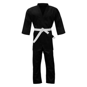 OEM Vente chaude Uniforme de Taekwondo à manches longues 100% coton respirant à séchage rapide personnalisable Arts martiaux Vente en gros - Product Image 1