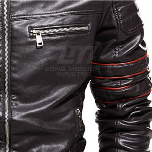 Chaquetas de Cuero para Hombre a Precio Económico, Nueva Colección de Chaquetas de Cuero para Hombre de Invierno, Chaqueta de Cuero con Color Personalizado - Product Image 4