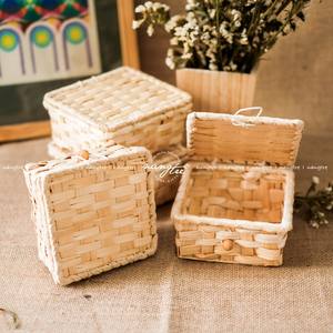 Ensemble de paniers-cadeaux en bambou pour la décoration du festival de la mi-automne Tet Coffret cadeau de vacances pour gâteau de lune King Craft Viet FBA Amazon - Product Image 3