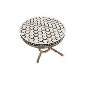 Mesa con incrustaciones de hueso, muebles para el hogar ingeniosamente hechos a mano para - Product Image 2