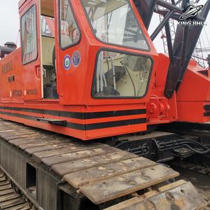 รถเครนไฮดรอลิกแบบตีนตะขาบ Hitachi KH180-3 มือสอง ขนาด 50 ตัน บูมแบบ Lattice ยาว 58 เมตร ของแท้จากญี่ปุ่น ชั่วโมงการทำงานต่ำ ได้รับการรับรองมาตรฐาน CE - Product Image 3