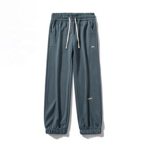 กางเกงวอร์มลำลองสำหรับผู้ชายกางเกงแฟชั่นทรงหลวมเอวยางยืดระบายอากาศเป็นมิตรกับสิ่งแวดล้อม - Product Image 4