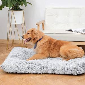 Abnehmbares Plüsch-Haustier kissen Wasserdichtes ortho pä disches Gedächtnisschaum-Hunde-Haustier bett Luxus-Erwärmung Bequemes Hundes ofa - Product Image 1