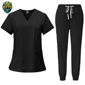 Uniformes d'infirmière en toile confortables pour gommage médical unisexe Nouveau design pour les hôpitaux et les cliniques - Product Image 5