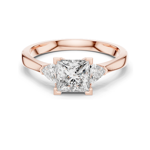 Anillo de Diamante de Laboratorio de 1.3 CT para Mujer, Claridad VVS-VS EF, Corte CVD, Oro de 18KT, 14KT, 10KT y Plata 925, Oro Rosa, Amarillo y Blanco - Product Image 1