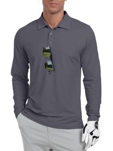 Camiseta Casual de Manga Larga con Cuello Redondo, Lisa, Teñida, Personalizable con Logotipo, de Secado Rápido, Tejido de Punto, Ropa de Trabajo, Serie Hogar - Product Image 1