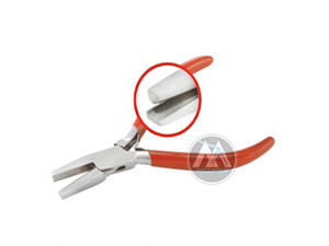 Pince demi-ronde supérieure essentielle pour la fabrication de bijoux nouvelle condition en acier inoxydable pince à nez en acier au carbone outils de bijoux moules - Product Image 3