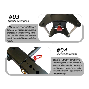 Bras de levier de brouilleur en acier 3x3 réglables avec système de fixation multi-angle robuste pour l'entraînement fonctionnel - Product Image 4