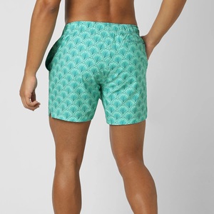 Veliko Sports Short de surf à séchage rapide pour hommes Short de surf classique en toile anti-rides Spandex taille moyenne léger écologique - Product Image 2
