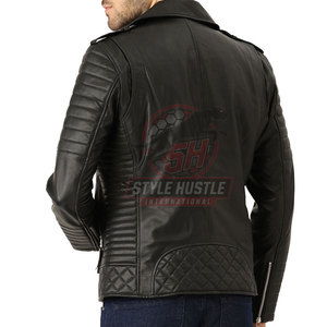 Chaqueta de cuero de primera calidad, cómoda y transpirable para hombre, ideal para la venta en línea. - Product Image 3
