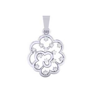 Pendentif en or 14K/18K certifié avec de vrais diamants (clarté SI) et élégants charms en diamant - Product Image 2