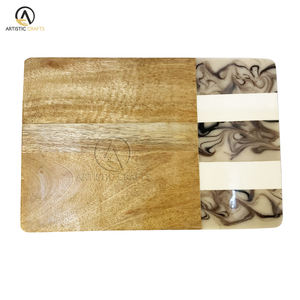 Vente en gros de planche à découper en bambou écologique en forme de hachoir planche à fromage en résine durable pour la cuisine service de nourriture pour pizza - Product Image 5