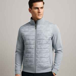 Vente en gros Veste de créateur grande taille Vestes pour hommes Blouson coupe-vent léger de golf, imperméable et décontracté pour hommes - Product Image 5