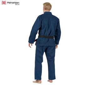 2023 Unisex XXL algodón Taekwondo uniforme con cinturón logotipo personalizado transpirable artes marciales desgaste conjunto blanco Karate Gear - Product Image 4