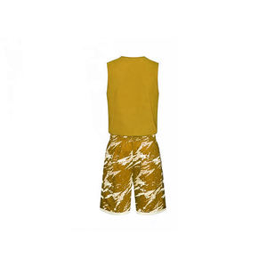 Uniformes de baloncesto personalizados por sublimación de alta calidad 100% conjuntos de camisetas de baloncesto de poliéster - Product Image 6